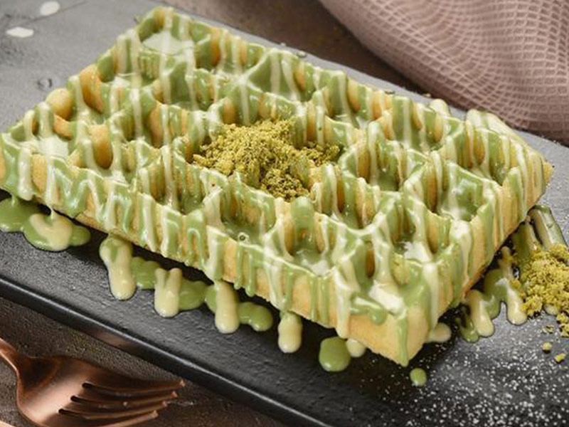 waffle pistacio