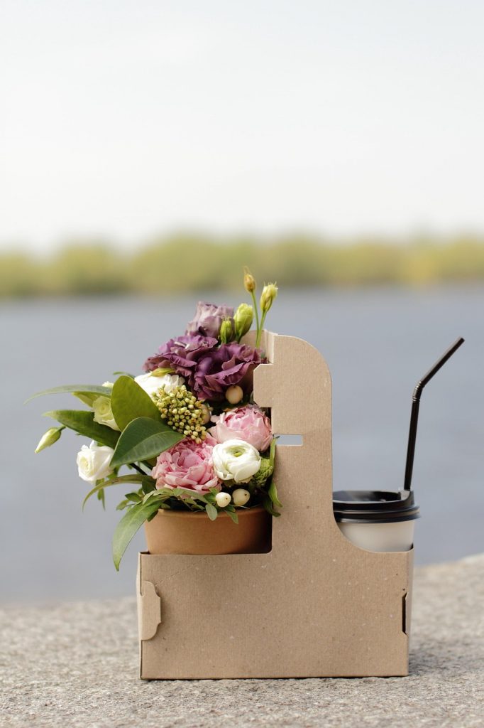 to-go coffee, flowers, bouquet, coffee, beautiful flowers, flower background, caffeine, nature, flower wallpaper, landscape